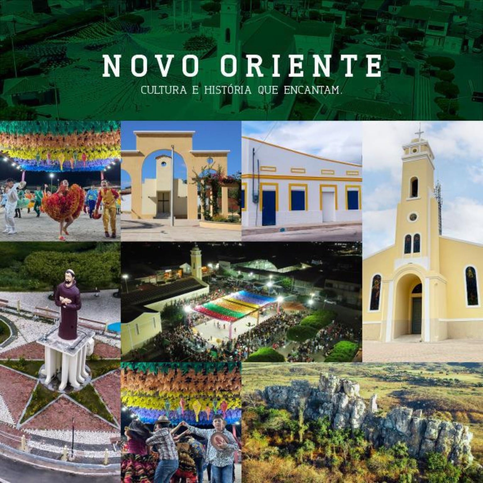 Um encontro de expressões e paisagens de Novo Oriente.